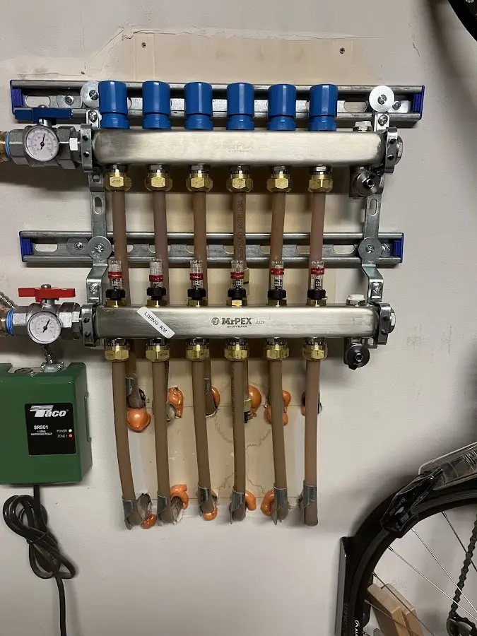 Plumber performing Gas Leak Detection at a residential property in Billings